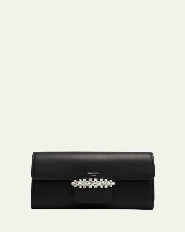 Bing Crystal Smooth Leather Wallet